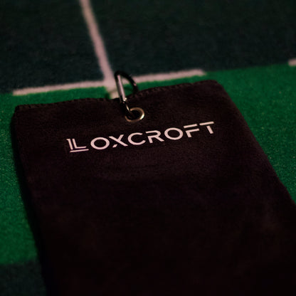 Loxcroft Black Golf Towel
