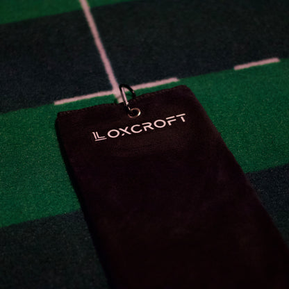 Loxcroft Black Golf Towel