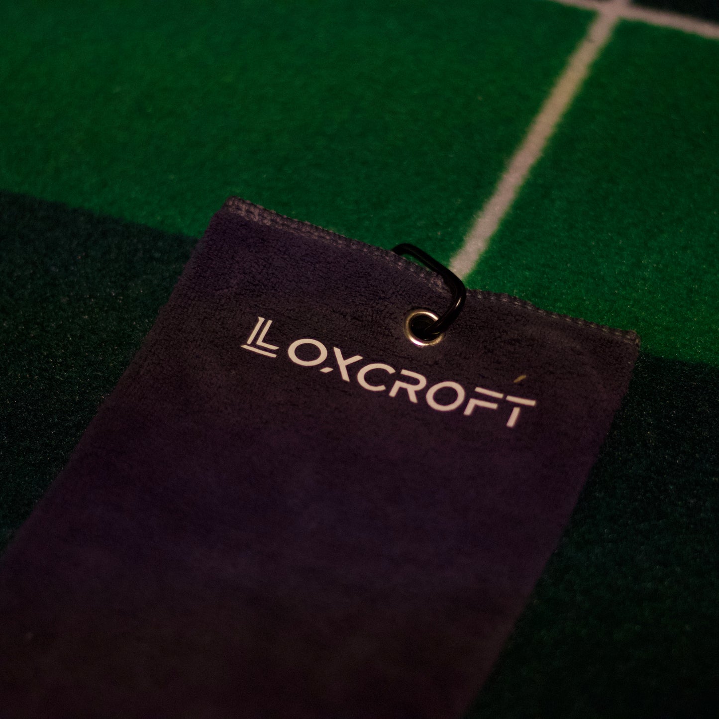 Loxcroft Dark Gray Golf Towel