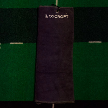 Loxcroft Dark Gray Golf Towel